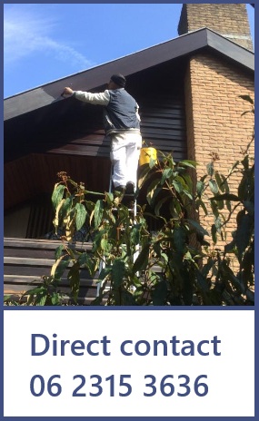 Zijgevel schilderwerk